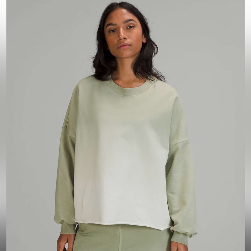 lululemon athletica Green Ombre Sweatshirt